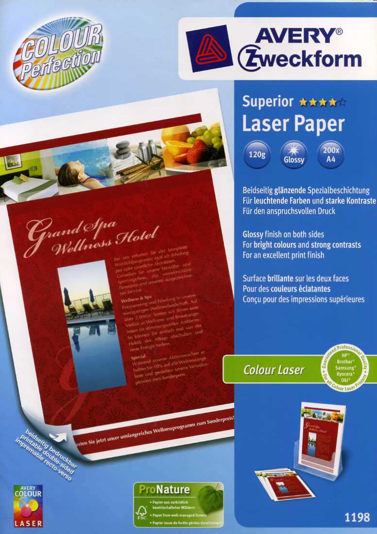 Carta fotografica Avery 1198 vendita online