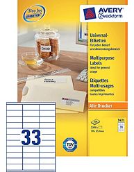 Etichette adesive Zweckform in carta bianca 3421 vendita online