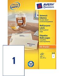 Etichette adesive Zweckform in carta bianca 3478 vendita online