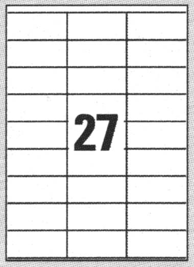 Etichette adesive Zweckform in carta bianca 3479 vendita online