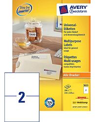 Etichette adesive Zweckform in carta bianca 3655 vendita online