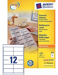 Etichette adesive Zweckform in carta bianca 3659 vendita online