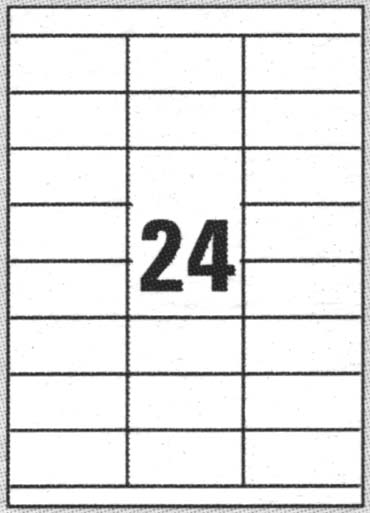 Etichette adesive Zweckform in carta bianca 3664 vendita online