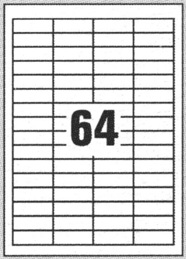 Etichette adesive Zweckform in carta bianca 3667 vendita online