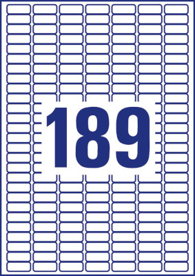 Etichette adesive rimovibili in carta bianca Avery L4731REV-25 5