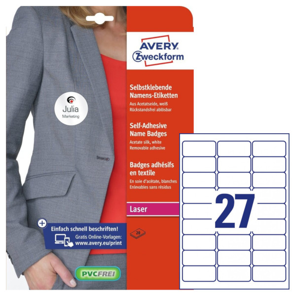 Badge adesivi Avery L4784-20 vendita online