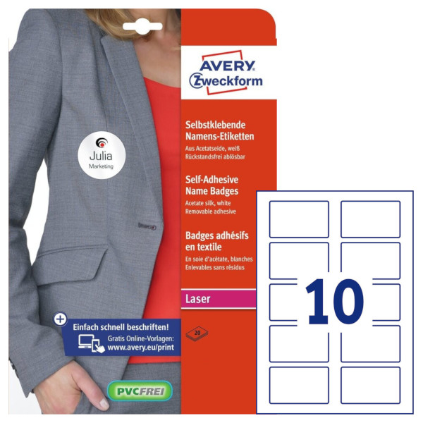 Badge adesivi Avery L4785-20 vendita online