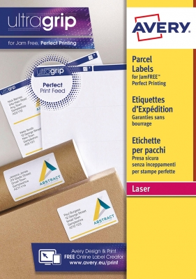 Etichette adesive in carta bianca Avery Ultragrip L7165-250 vendita online