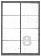 Etichette autoadesive bianche in carta serie Copy Basic Megastar LP4MS-9967 2