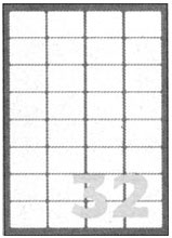 Etichette autoadesive bianche in carta serie Copy Laser Premium LP4W-4735 2