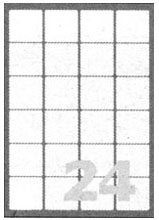 Etichette autoadesive bianche in carta serie Copy Laser Premium LP4W-4746 2