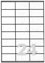 Etichette autoadesive bianche in carta serie Copy Laser Premium LP4W-7036 2