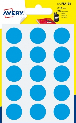 Bollini rotondi colorati in bustina scrivibili a mano PSA19B vendita online