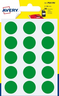 Bollini rotondi colorati in bustina scrivibili a mano PSA19V vendita online